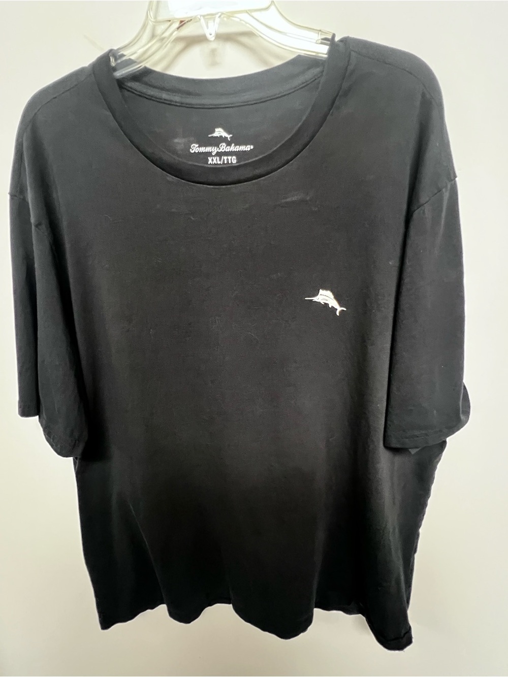 TOMMY BAHAMA BLACK SHORT SLEEVE MARLIN LOGO T-SHIRT. SIZE XXL. 100% Cotton - Picture 4 of 8
